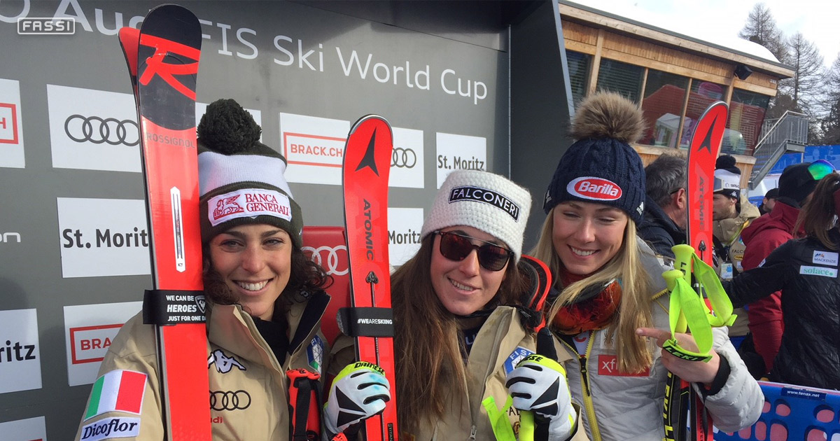 Sofia Goggia wins in St. Moritz