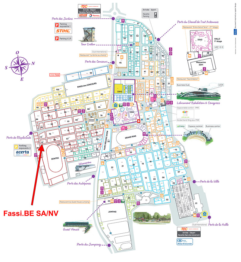 Fassi-stand-at-Libramont-fair-2015-map