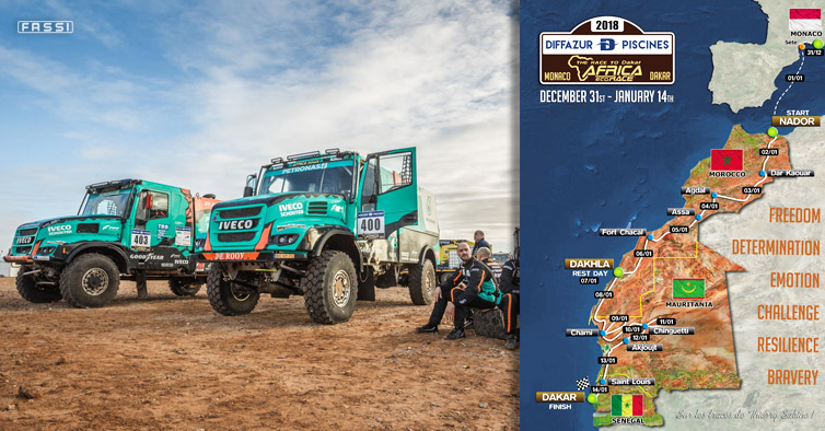 Fassi sponsors IVECO - Africa Eco Race 2018