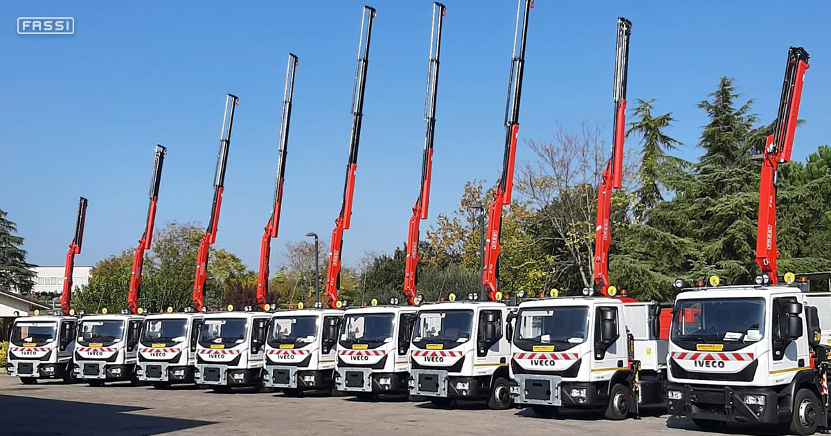 Autostrade per l’Italia choisit des grues Fassi