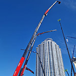 Fassi at CONEXPO-CON/AGG in Las Vegas with the US dealer Fascan International