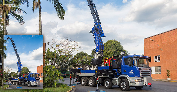 Fassi F1950RAL.2.28 + jib L816L - Scania G440 8x4