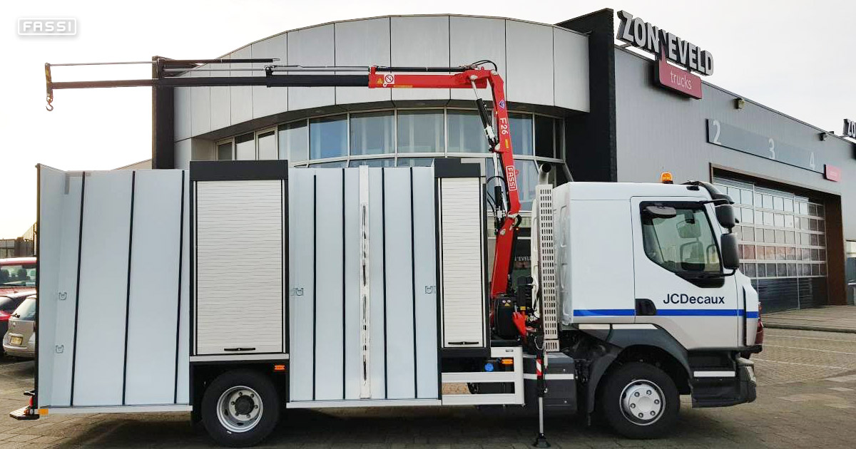 Fassi F26A.0.23 para publicidad exterior