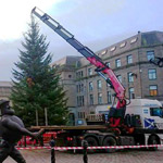 Une Fassi a dressé un sapin de Noël à Dundee