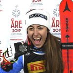 Sofia Goggia silver medalist