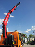 Fassi truck crane in Slovakia