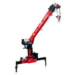 The Fassi XR710 crane, ready for the Far East markets