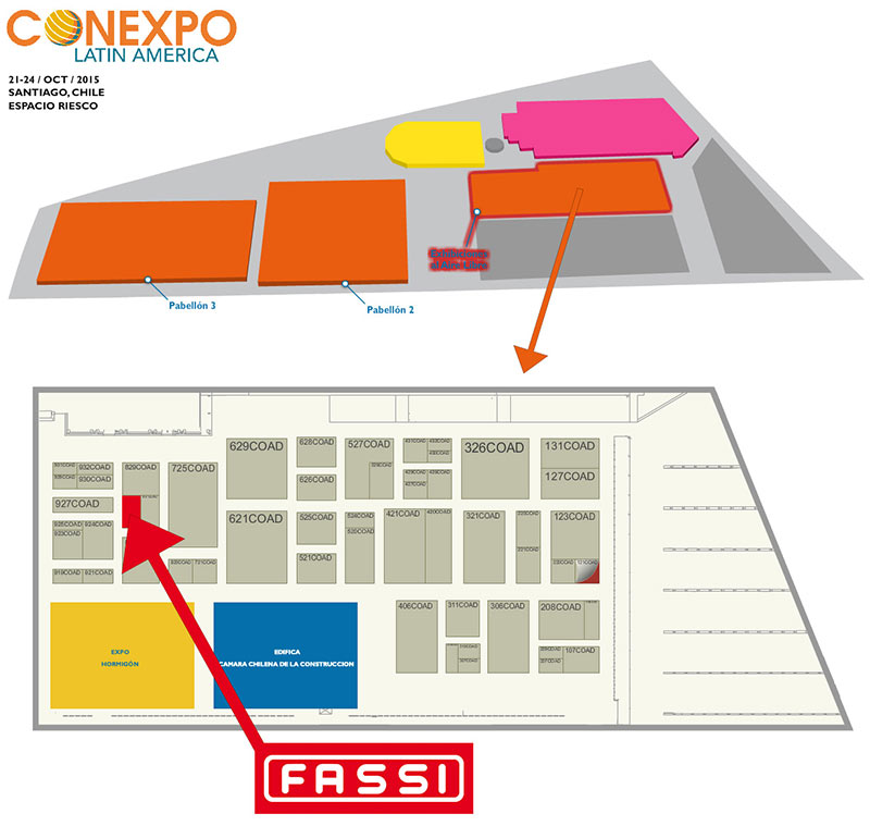 Fassi-at-the-Conexpo-Latin-America-fair-in-Santiago-Chile-Map