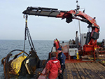 Fassi crane F1500RA marine installation