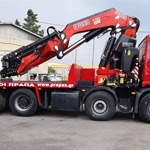 Fassi-Kran F990RA.2.28 in Griechenland