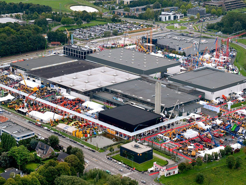 Fassi.BE at Matexpo2013 aerial view