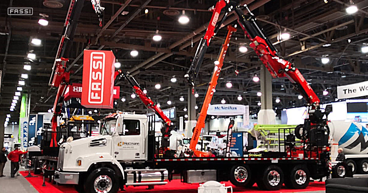 Fassi and Fascan at World of Concrete 2019