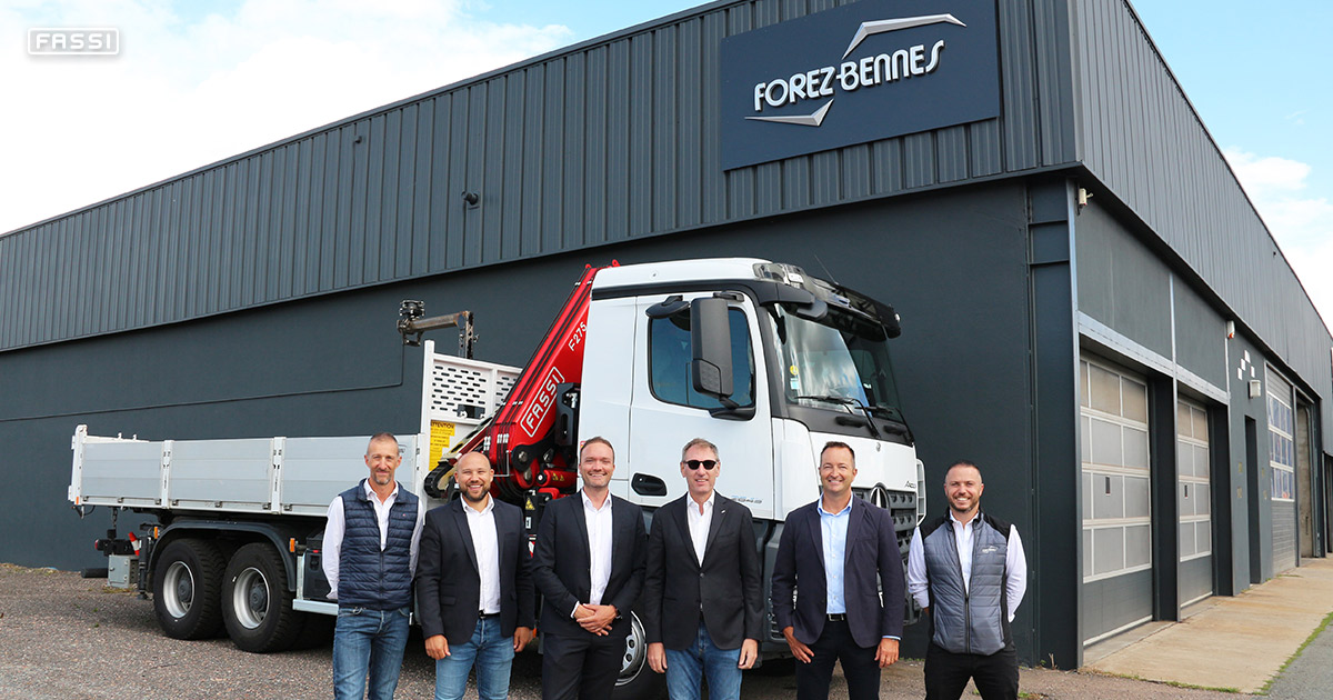 Le Groupe Fassi en France, par l’intermédiaire de sa holding française CTELM, a acquis Forez-Bennes