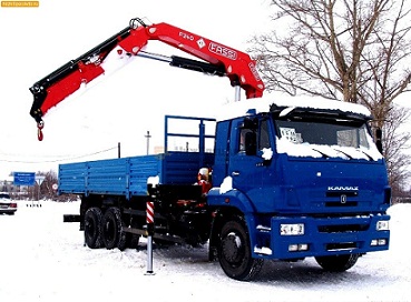 Fassi truck crane F245A on Kamaz 65117