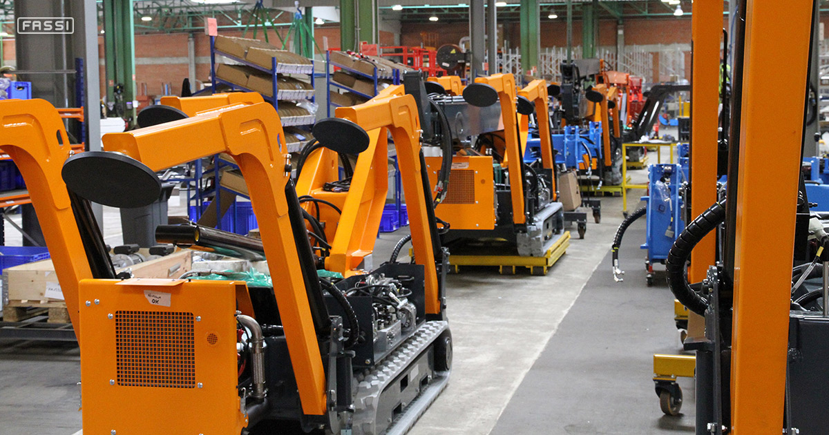 Les plateformes aériennes automotrices ATN dans le groupe Fassi