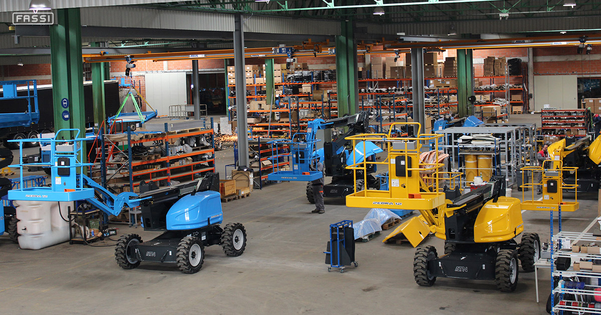 Les plateformes aériennes automotrices ATN dans le groupe Fassi