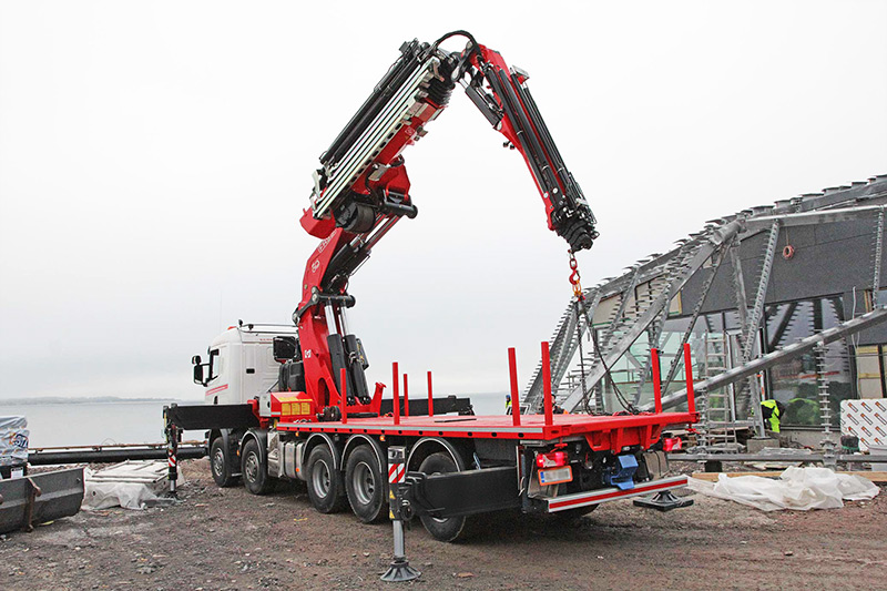 Fassi & las válvulas XF de Bosch Rexroth