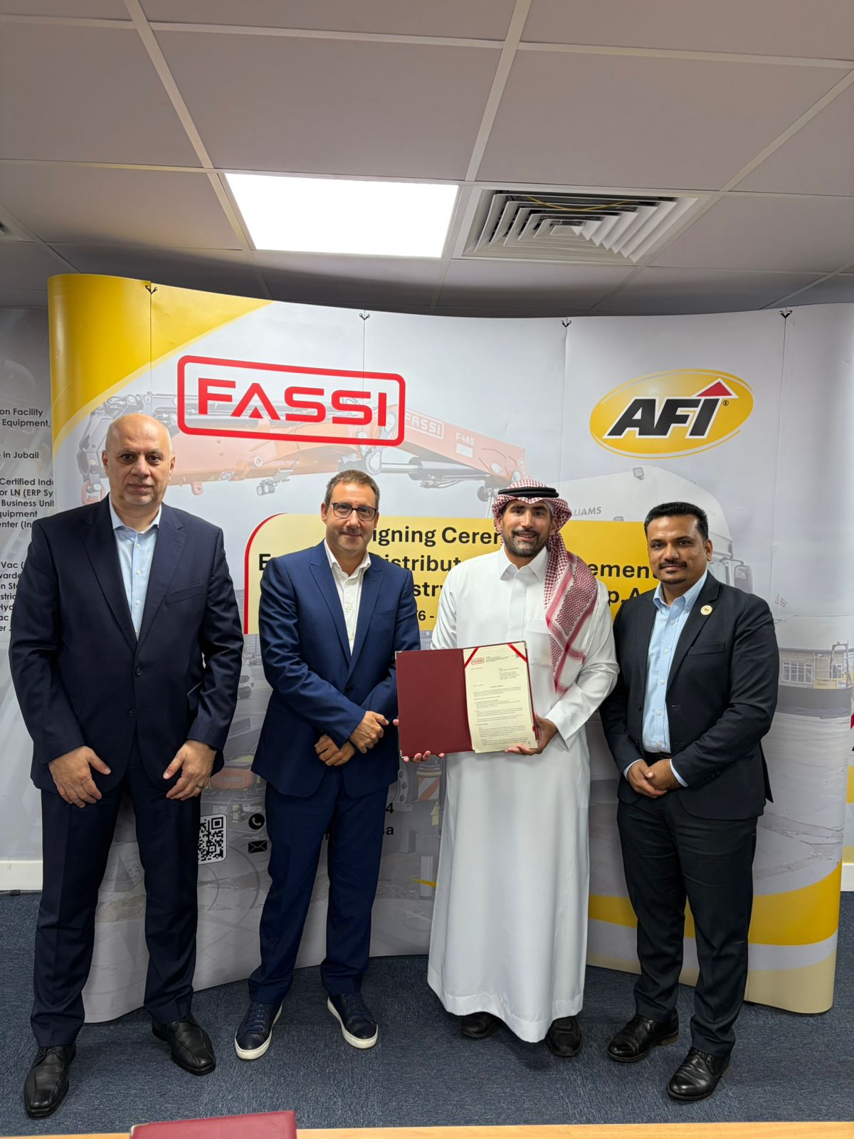 AFI è il nuovo distributore esclusivo FASSI per l’Arabia Saudita